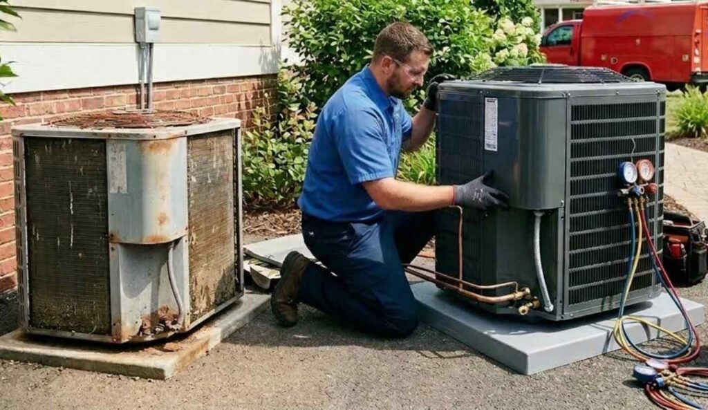 AC Replacement in Sterling & Northern, VA. Bowman’s Plumbing, Heating, Air Conditioning and Electrical 